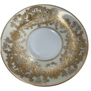 Vintage Wiss China‎ Gold Floral Bread & Butter Plate Made In Japan 6.5" elegant